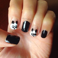 Manicure Monday: Panda Nails